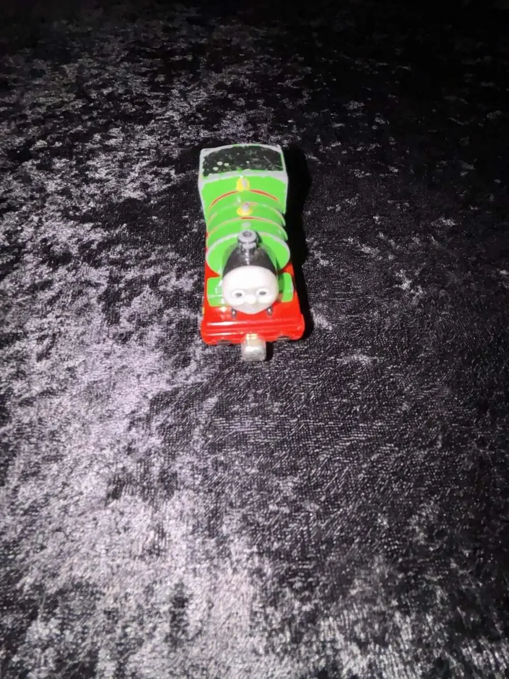 Thomas & Friends Take-n-Play Coal Dust Percy Metal Diecast Train Engine #6